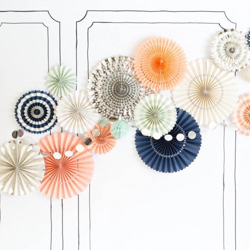 Colored Pinwheel Decorations