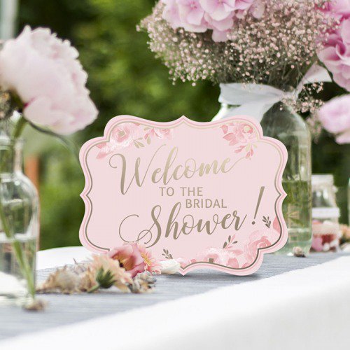 Pink & Gold Bridal Shower Signs