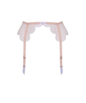 Agent Provocateur Lorna Suspender In Nude And White
