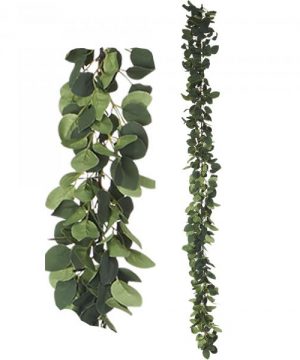 Artificial Eucalyptus Garland - 62" Long - 24 Pieces