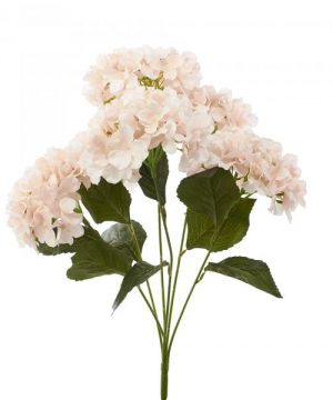 Artificial Hydrangea Bouquet 22½" - 24 Pieces - Blush