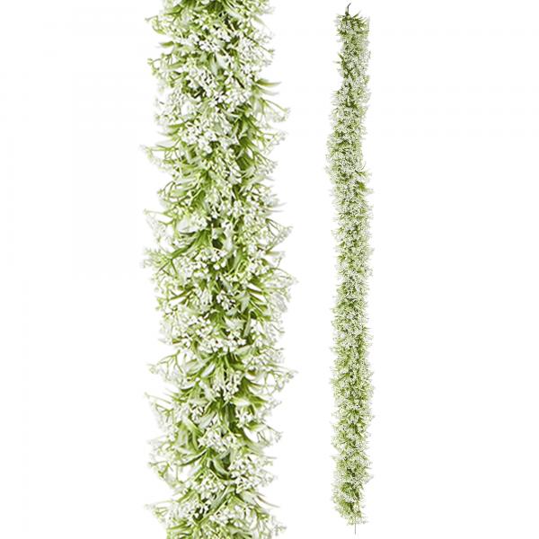 Artificial Mixed Greenery Garland - Style C - 62" Long - 24 Pieces