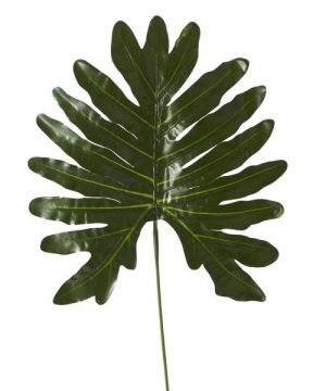 Artificial Monstera Type Leaves - 13" x 25" - 48 Leaves - Green
