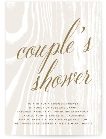 Big Sur Bridal Shower Invitations