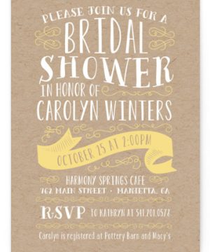 Delightful Bridal Shower Invitations