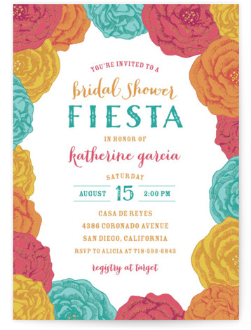 Fiesta! Bridal Shower Invitations