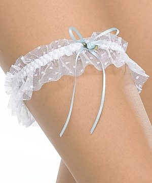 Hanky Panky Dotted Tulle Garter