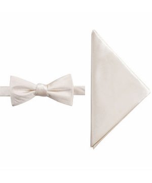 JF J.Ferrar Bow Tie Set, One Size , White