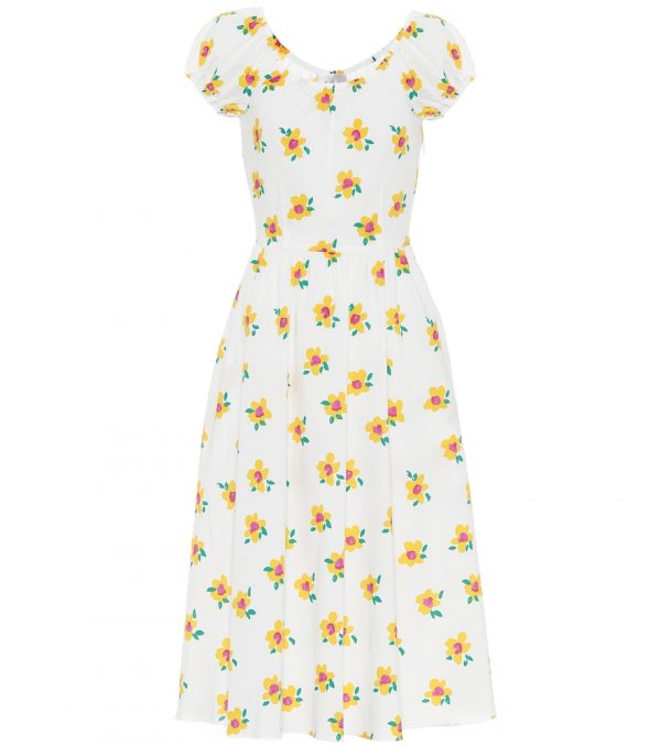 Mariette floral cotton midi dress
