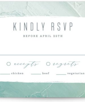 Painted Sea RSVP Cards