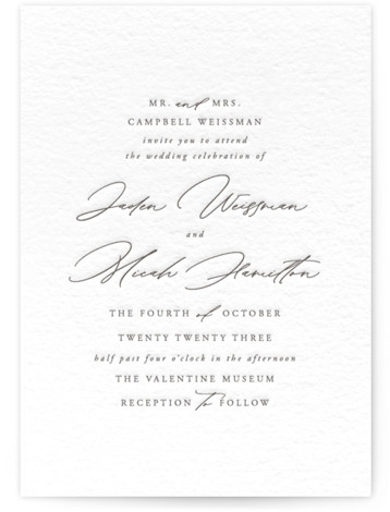 Something Letterpress Wedding Invitations