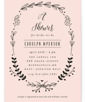 The Meadow Bridal Shower Invitations
