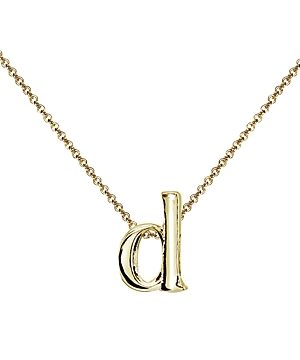 Aqua Initial Pendant Necklace in 18K Gold-Plated Sterling Silver, 14 - 100% Exclusive