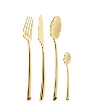 Cutipol - Mezzo 24 Piece Cutlery Set - Gold
