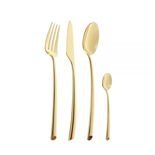 Cutipol - Mezzo 24 Piece Cutlery Set - Gold