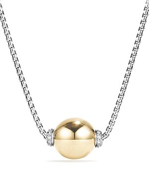 David Yurman Solari Pendant Necklace with Diamonds and 18K Gold