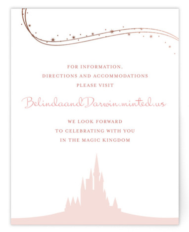 Enchanted Stars Foil-Pressed Direction Cards