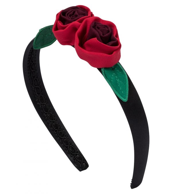 Floral appliquéd headband
