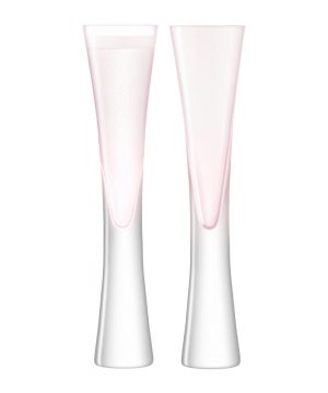 LSA International - Moya Champagne Flutes - Set of 2 - Blush