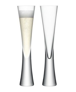 LSA International - Moya Champagne Flutes - Set of 2 - Clear