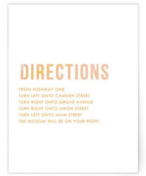 Ombre Directions Cards