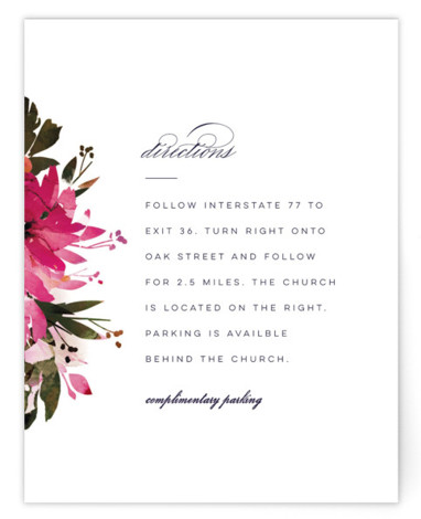 Peeking Florals Directions Cards