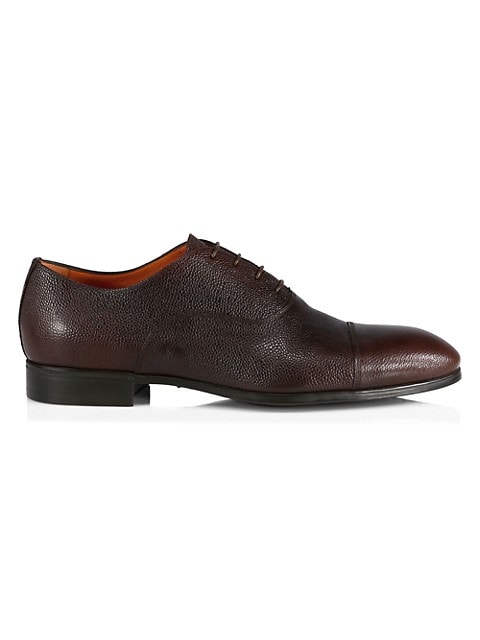Raul Pebbled Leather Dress Shoes