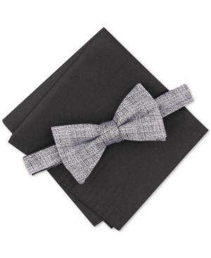 Alfani Men's Kelsey Solid Bow Tie Set, Created for Macy's