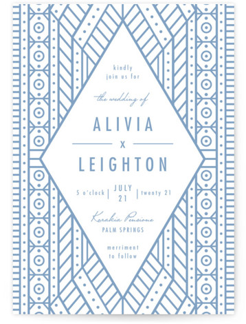 ALIVIA Letterpress Wedding Invitations