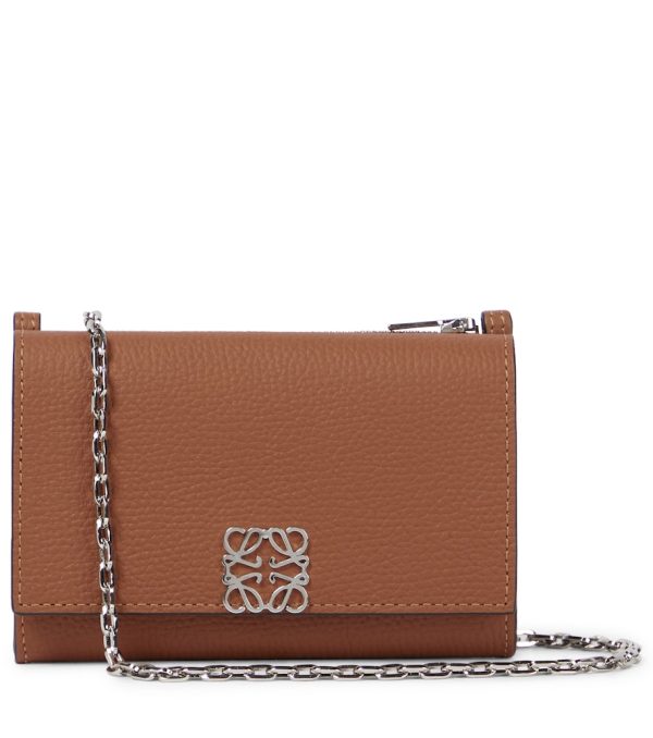 Anagram Small leather clutch