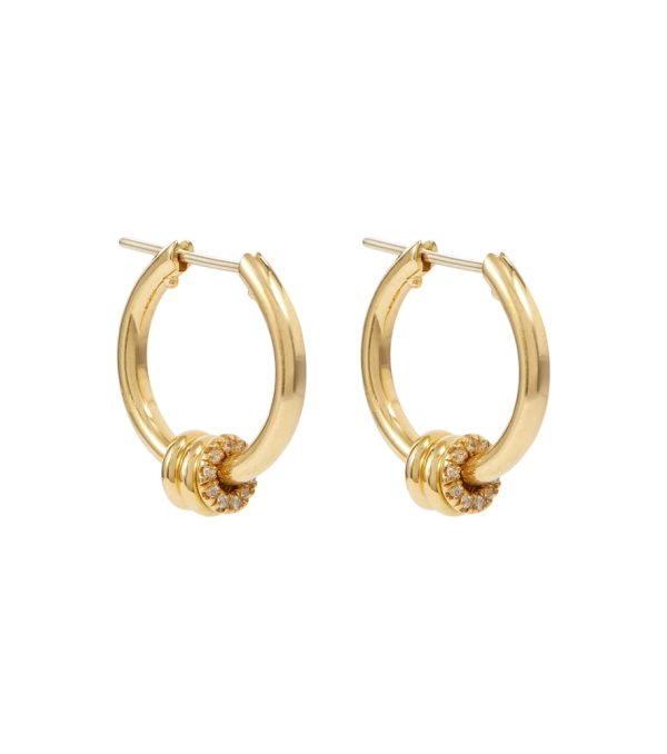 Ara 18kt gold earrings with white diamonds