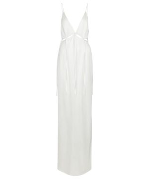 Bridal Ellipse stretch-jersey gown