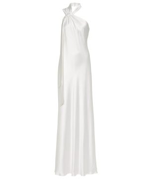 Bridal Ushuaia silk satin gown