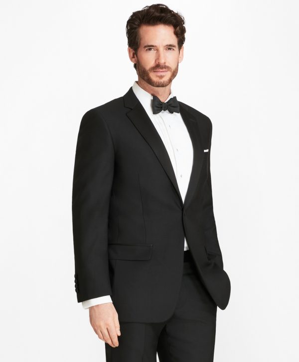 Brooks Brothers Men's Madison Fit One-Button 1818 Tuxedo