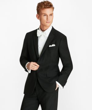 Brooks Brothers Men's Milano Fit One-Button 1818 Tuxedo