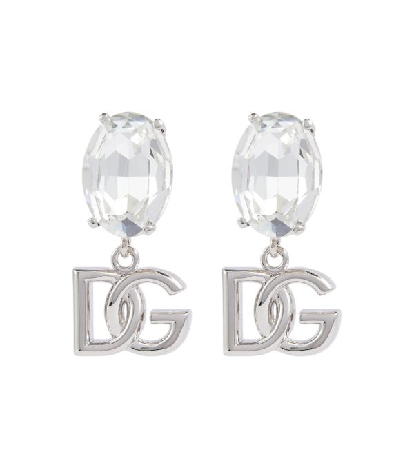 DG embellished clip-on earrings