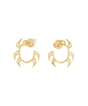 Escarabjo 9kt gold earrings