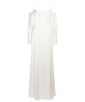 Exclusive to Mytheresa - Bridal Valencia silk satin gown