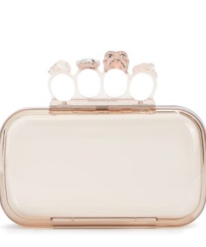 Four Ring embellished clutch
