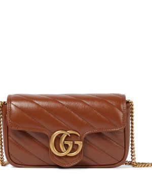 GG Marmont Super Mini leather shoulder bag