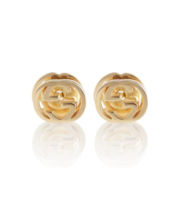 Interlocking G 18kt gold earrings