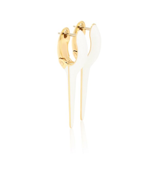 Lola Needle 18kt gold earrings