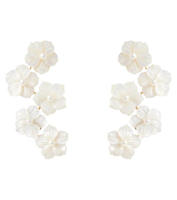 Mari floral earrings