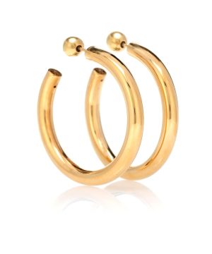 Medium Everyday Hoops 18kt gold vermeil earrings