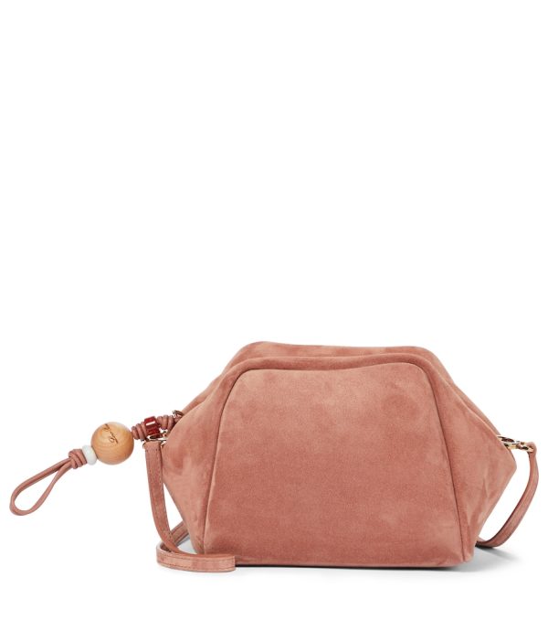 Pad Pouch Small suede clutch