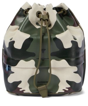 Phoebe camouflage drawstring pouch