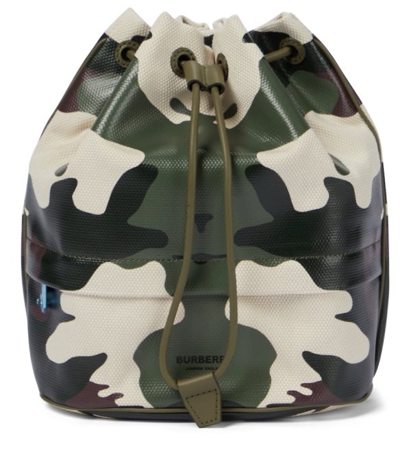 Phoebe camouflage drawstring pouch