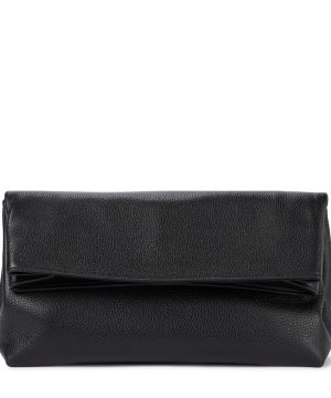 Phoebe leather clutch