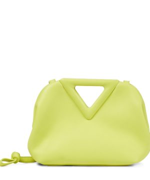 Point Small leather shoulder bag