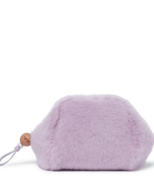 Puffy Pouch Small shearling shoulder bag